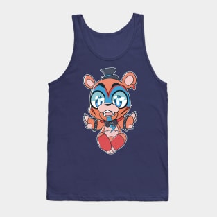 Chibi FNAF Security Breach Glamrock Freddy Tank Top